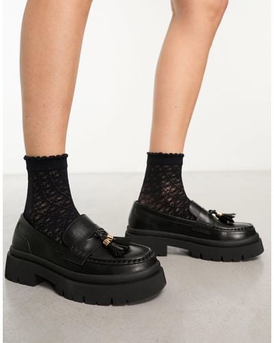 Schuh Lester Chunky Loafers - Black