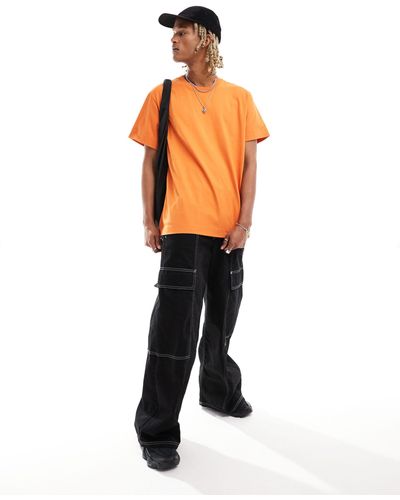 G-Star RAW – essential – locker geschnittenes t-shirt - Orange