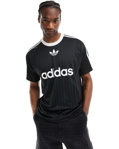 adidas Originals Adicolor Football T-shirt - Black