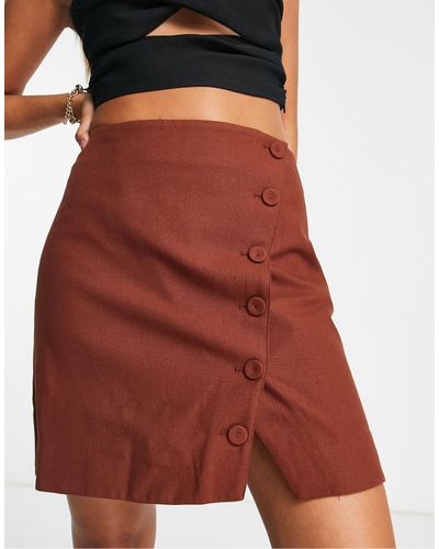 & Other Stories Tailored Mini Skirt With Asymmetric Detail