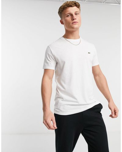 Lacoste Th2038-00 T-shirt Voor - Wit