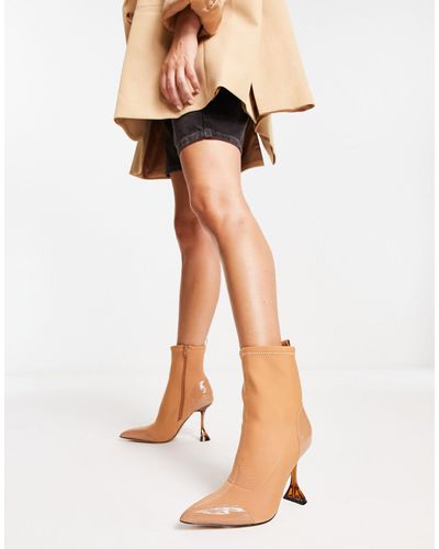 Natural River Island Boots for Women | Lyst