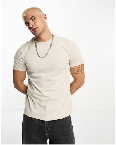 New Look Rivington - t-shirt color pietra - Neutro