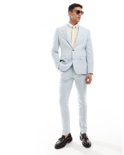 ASOS Skinny Suit Trousers - Blue
