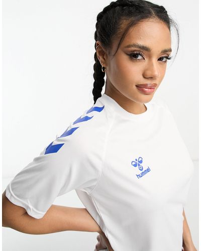Hummel Core - t-shirt unisexe à manches courtes - Blanc