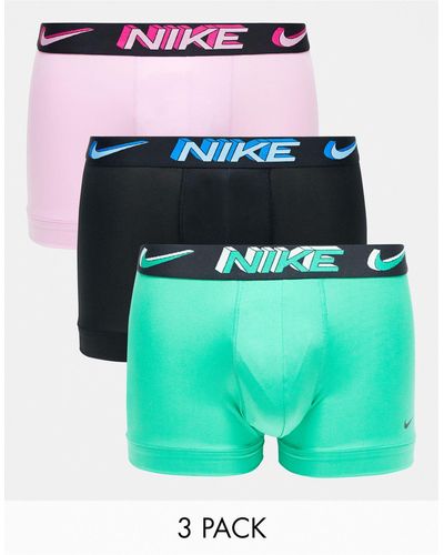 Nike – dri-fit essential – 3er-pack mikrofaser-unterhosen - Weiß