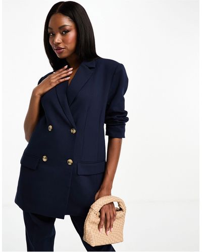 French Connection Luxe Tailored Blazer - Blue