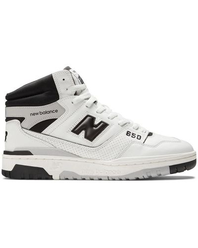 New Balance 650 - sneakers bianche e nere - Nero