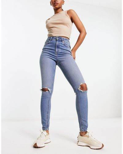 ASOS – ultimate – skinny-jeans - Blau