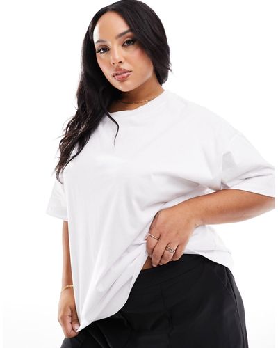 ASOS Curve Ultimate T-shirt With Crew Neck - White