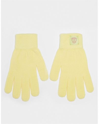 Bolongaro Trevor Knitted Gloves - Yellow