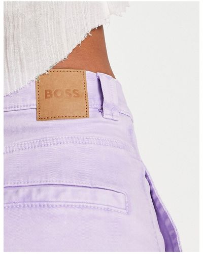 BOSS by HUGO BOSS Jean and denim shorts for Women | Online Sale up to 45%  off | Lyst Australia