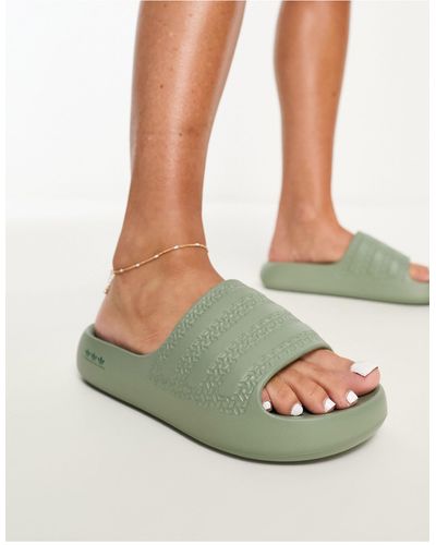 adidas Originals Adilette Ayoon Slides - Green