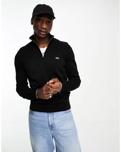 Lacoste Big Croc 1 4 Zip Sweat Sh0069 in Natural for Men Lyst UK