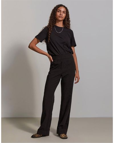 Y.A.S High Waisted Tailored Trousers Co-ord - Black