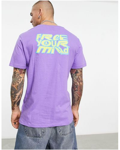 Wesc T-shirt imprimé - Violet