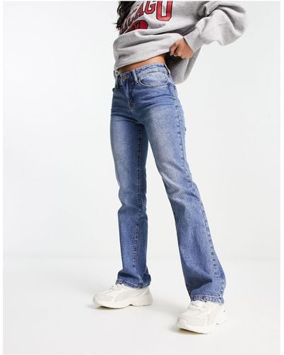 Guess Kit Bootcut Trousers - Blue