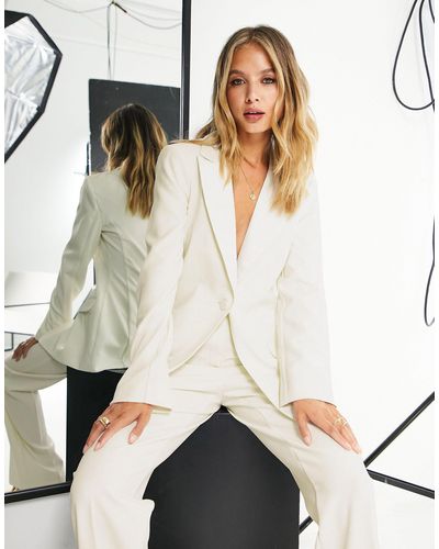 ASOS Tux Suit Blazer - White