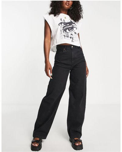 TOPSHOP baggy Jeans - White