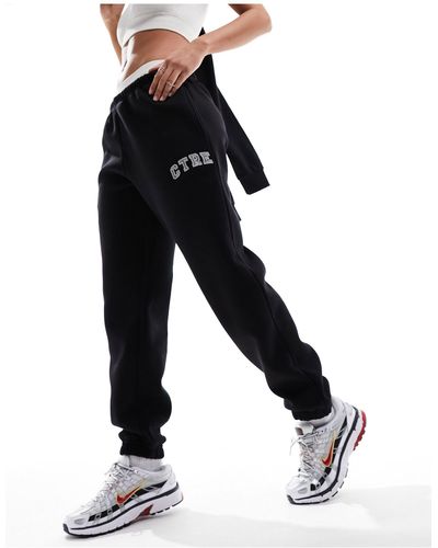 The Couture Club Varsity Relaxed joggers - Black