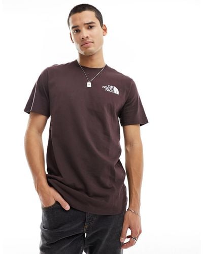 The North Face Collage Back Print T-shirt - Brown