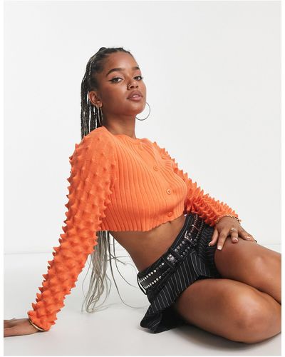 ASOS Rebeca corta - Naranja