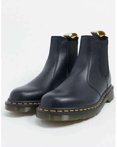 Dr. Martens 1460 8-eye Smooth Leather Lace Up Boots - Black