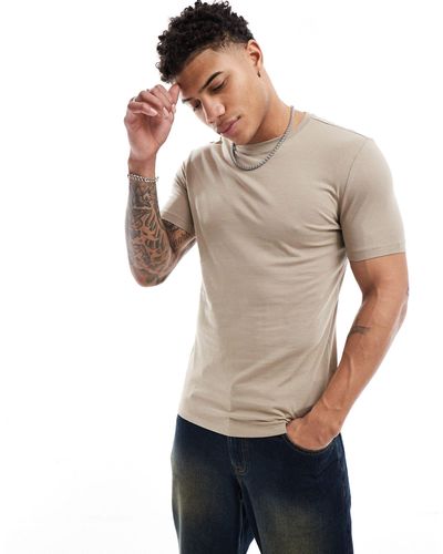 New Look Muscle Fit T-shirt - Grey