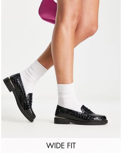 Schuh Wide Fit Lenzo Loafers - Multicolour