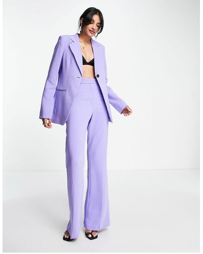 & Other Stories Co-ord Tailored Trousers - Purple