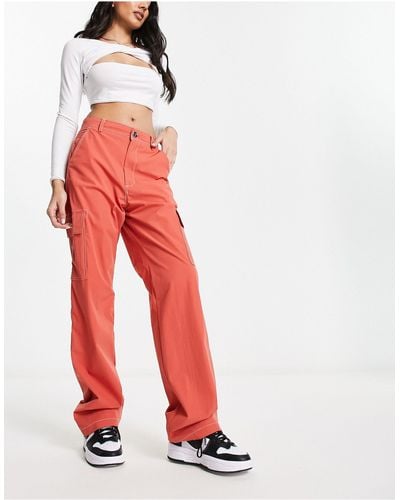 Sixth June Utility Cargo Trousers - Red