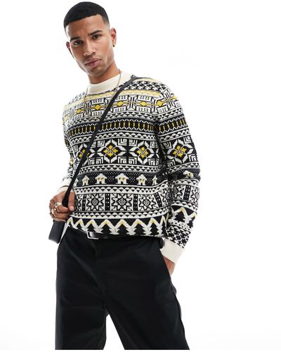 ASOS Knit Christmas Sweater - Black