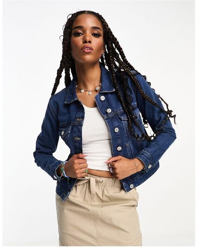 French Connection – jeansjacke - Blau
