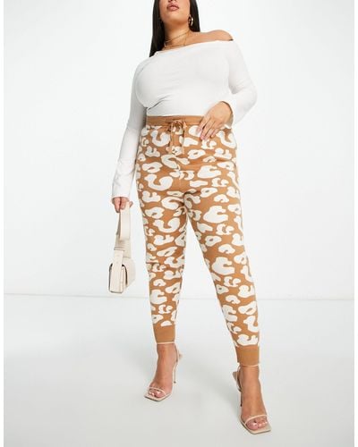 Never Fully Dressed Knitted jogger Co-ord - White