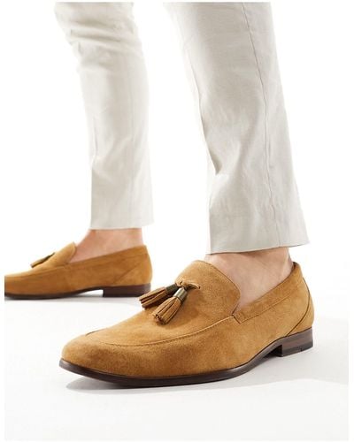 Schuh – ren – wildleder-loafer - Weiß