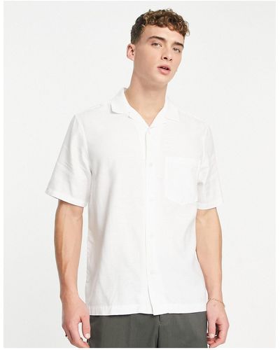 Weekday Chill - chemise manches courtes - Blanc
