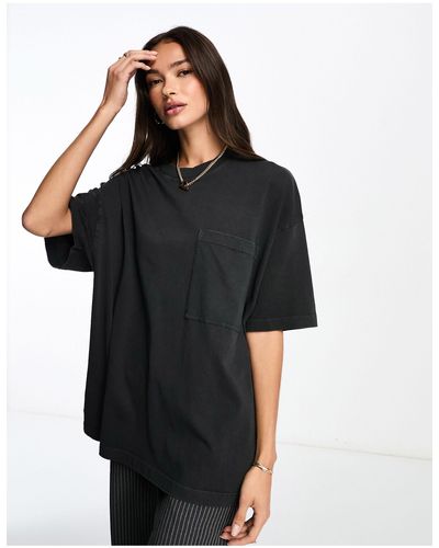 ASOS Pocket Detail Boyfriend Fit T-shirt Co-ord - Black