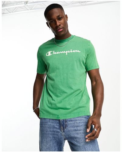 Champion Camiseta estilo retro con lavado legacy - Verde