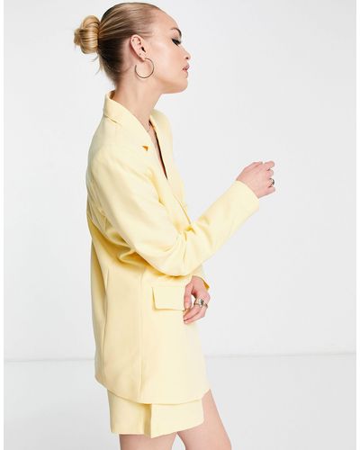 Vila Tailored Suit Blazer - Yellow