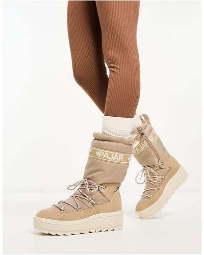 Pajar Mid Leg Snow Boots - Natural