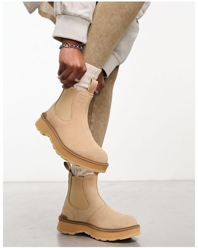 Sorel Hi-line Cheslea Boots - White