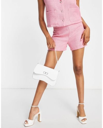 Vila Tailored Suit Shorts - Pink