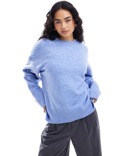 Stradivarius Knit Sweater - Blue