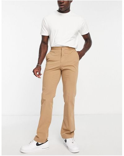 Lacoste Pantaloni regular fit beige - Bianco
