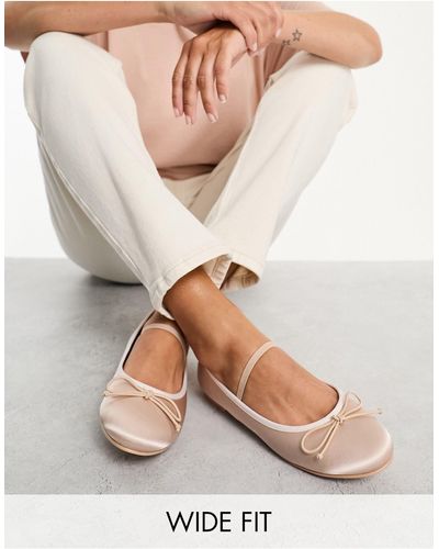 Public Desire Alexa Ballet Court Shoes - Pink