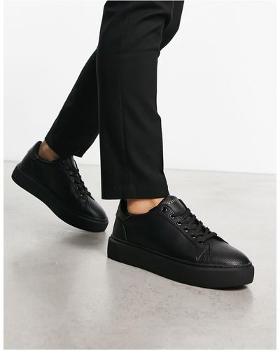 ASOS Chunky Lace Up Sneakers - Black