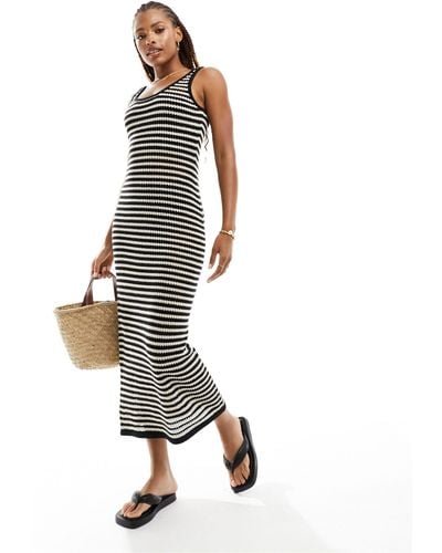 4th & Reckless Albi Knit Maxi Dress - White