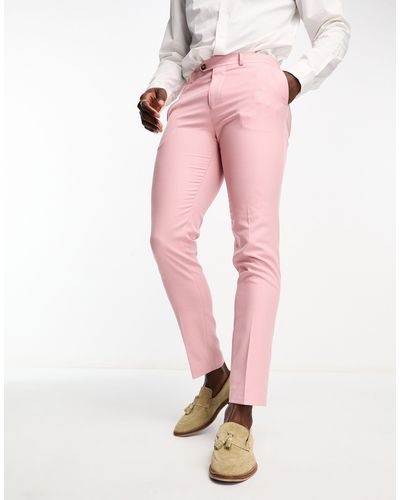 Jack & Jones Premium Slim Suit Trouser - Pink