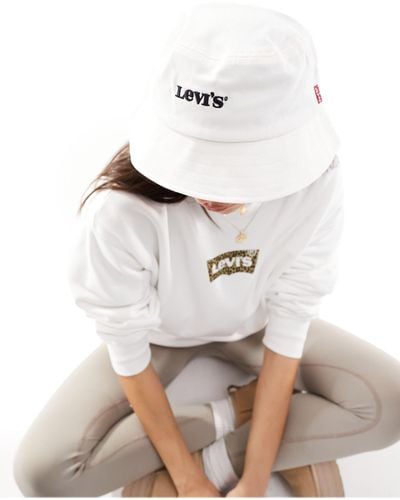 Levi's Vintage Logo Bucket Hat - White