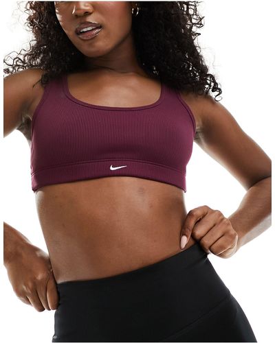 Nike – alate dri-fit – all you rib – bh - Rot